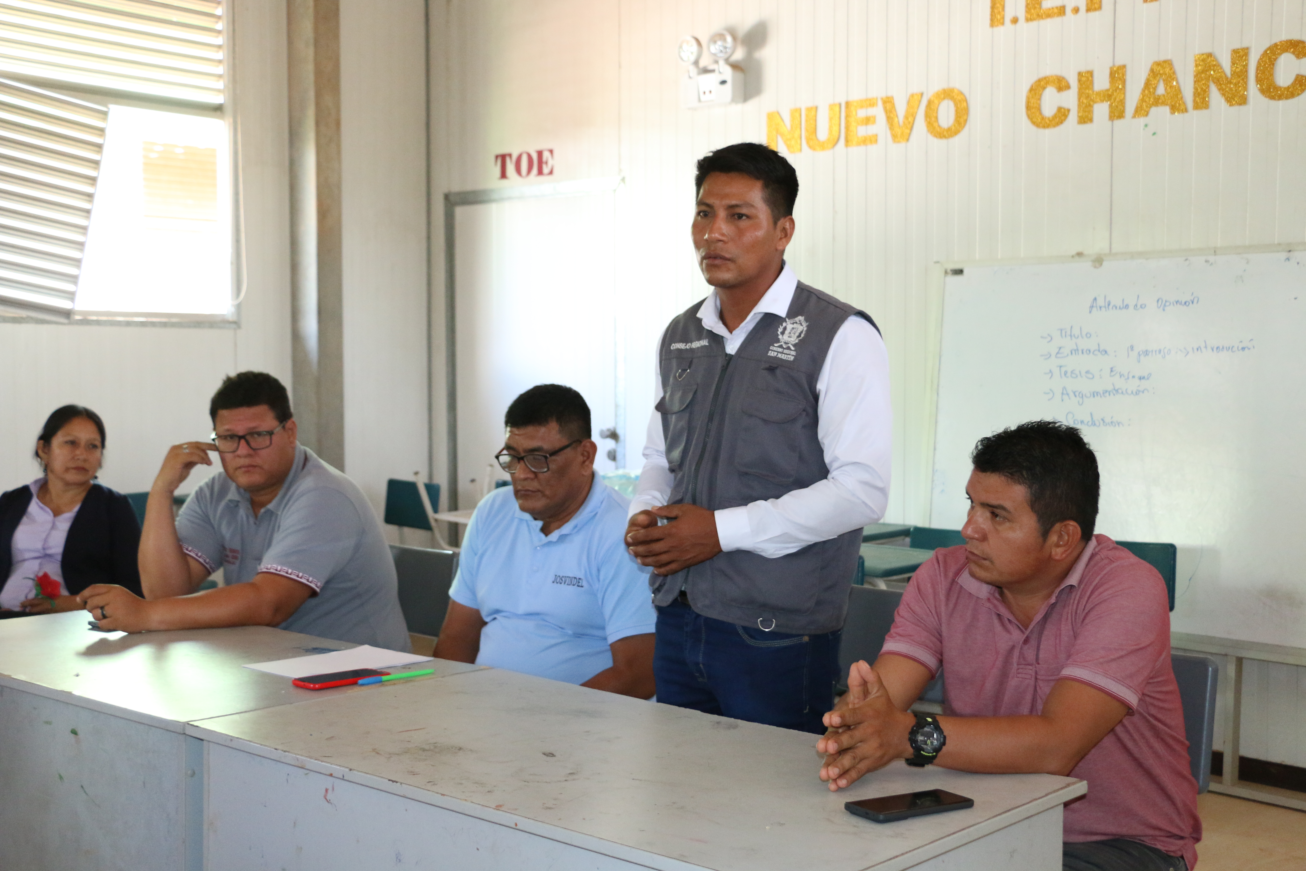 conocer las necesidades de los diferentes sectores en la región de San Martín