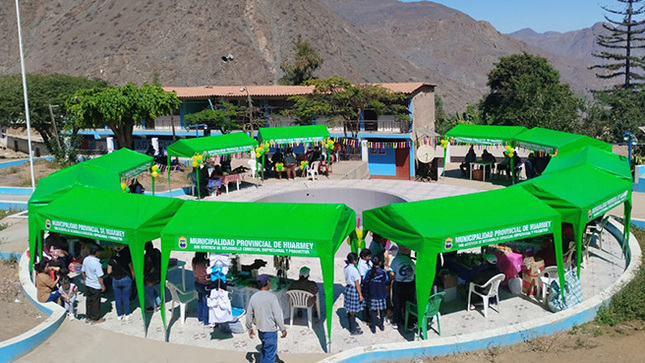 Municipalidad de Huarmey participo en la Feria Agropecuaria, Artesanal y Gastronómica en la localidad de San Miguel del distrito de Malvas. 