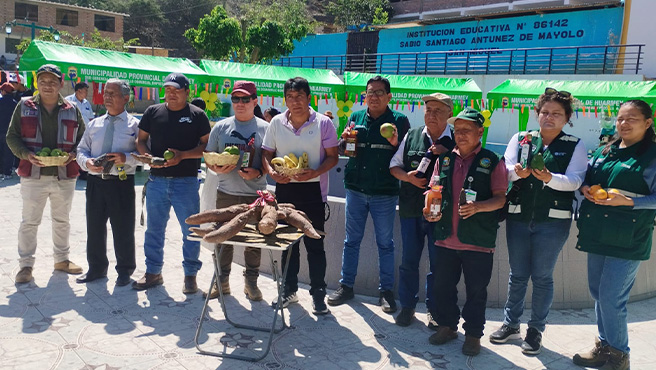 Municipalidad de Huarmey participo en la Feria Agropecuaria, Artesanal y Gastronómica en la localidad de San Miguel del distrito de Malvas.