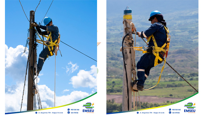 EMSEU S.A.C. realiza ampliación de redes eléctricas de baja tensión.
