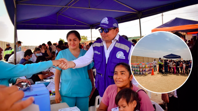 La Dirección Ejecutiva de Intervención Sanitaria Integral ofreció servicios en medicina general, obstetricia, enfermería, vacunación contra la influenza y neumonía, tamizaje de hemoglobina, psicología y odontología.