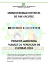 Vista preliminar de documento RESUMEN EJECUTIVO 2024 RENDICION DE CUENTAS