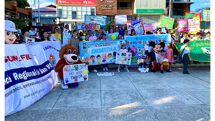 Con gran รฉxito se realizรณ el Pasacalle por el Dรญa Mundial contra el Trabajo Infantil.