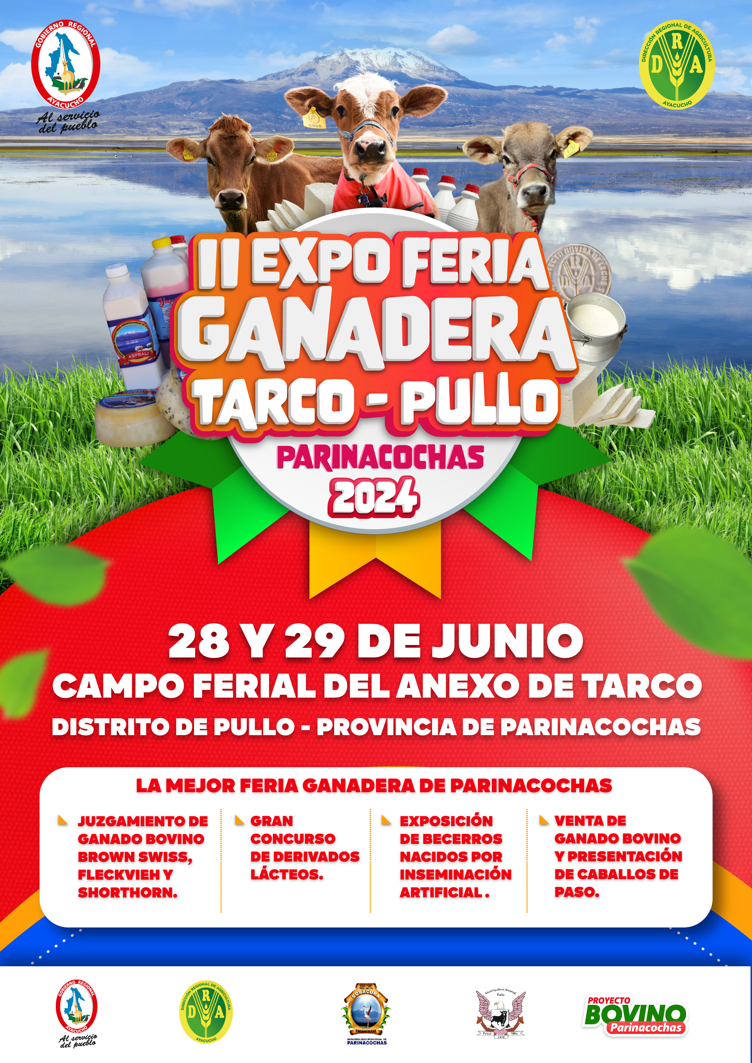 Vuelve la II Expo Feria Ganadera Tarco – Pullo 2024