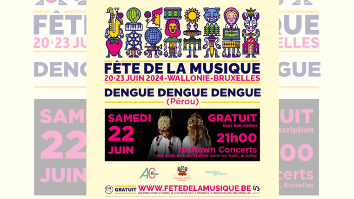 Dúo peruano de música electrónica participa en la “Fête de la Musique” de Bruselas