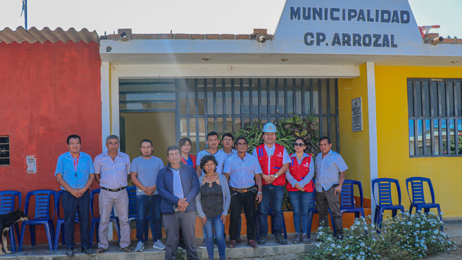 La Gerencia de Vivienda, Construcción y Saneamiento realizó una visita técnica en el distrito de Motupe