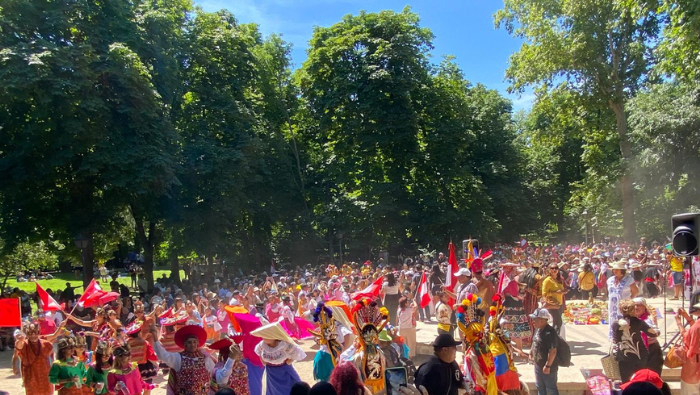 Peruanos celebran la Fiesta del Inti Raymi en Madrid