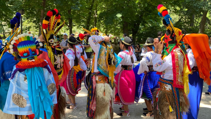 Peruanos celebran la Fiesta del Inti Raymi en Madrid