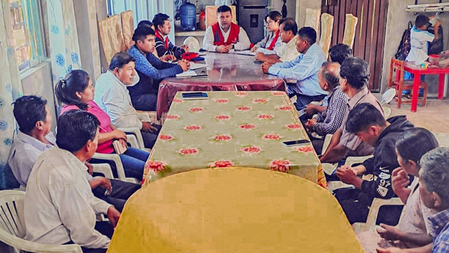 La Gerencia Ejecutiva de Vivienda, Construcción y Saneamiento visita para supervisar los sistemas de servicios básicos en la zona rural.