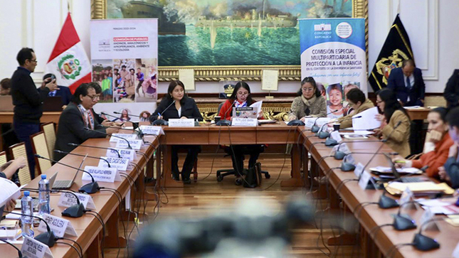 Ministerio Público participó en sesión conjunta del Congreso de la República que abordó el caso Condorcanqui