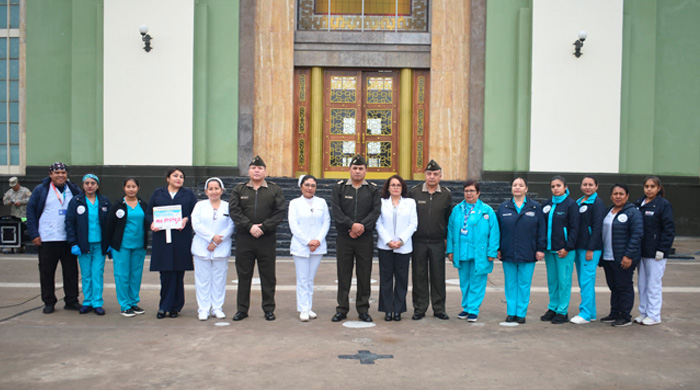 Diris Lima Sur: más de cinco mil miembros del Ejército del Perú reciben dosis de la vacuna contra la influenza