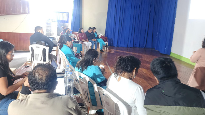 Se celebró con éxito la sexta sesión del Consejo Provincial de Salud de Huarmey.
