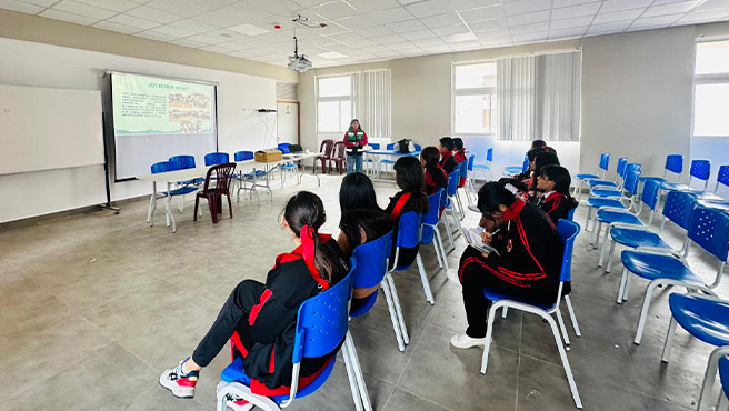 Se realizo la primera capacitación de "Yo Promotor Ambiental Escolar" en la Institución educativa "José Carlos Mariátegui".