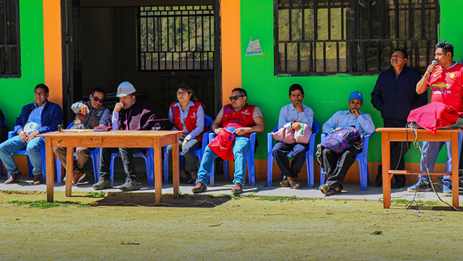La Gerencia Ejecutiva de Vivienda, Construcción y Saneamiento visita la zona andina de nuestra región, esta vez Kañaris