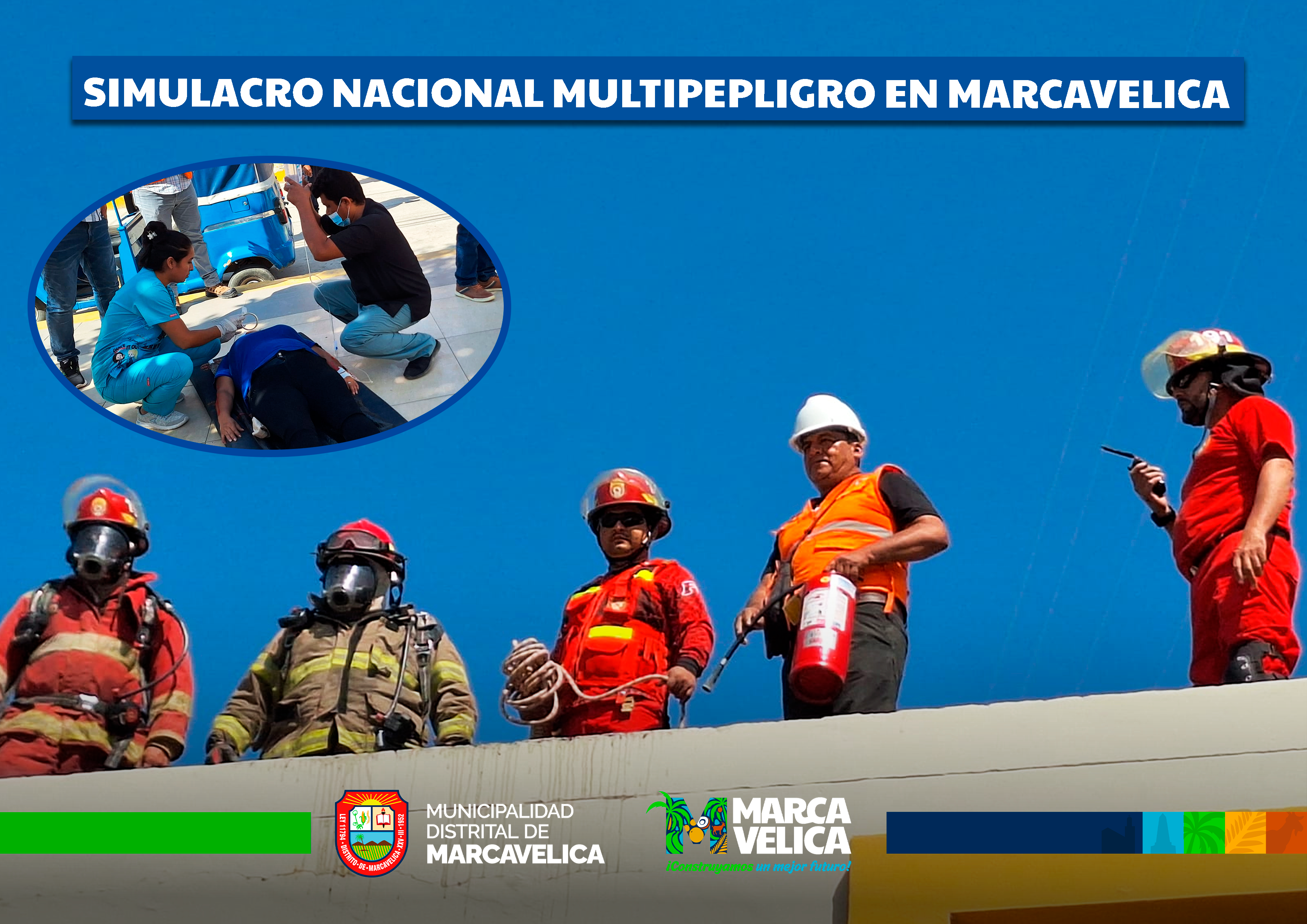 SIMULACRO NACIONAL MULTIPEPLIGRO EN MARCAVELICA