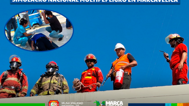 SIMULACRO NACIONAL MULTIPEPLIGRO EN MARCAVELICA