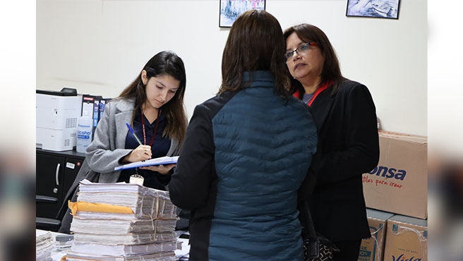 Jefa de ODANC-Callao, Rocío Mendoza Caballero, inició visita judicial ordinaria en los Juzgados Civiles