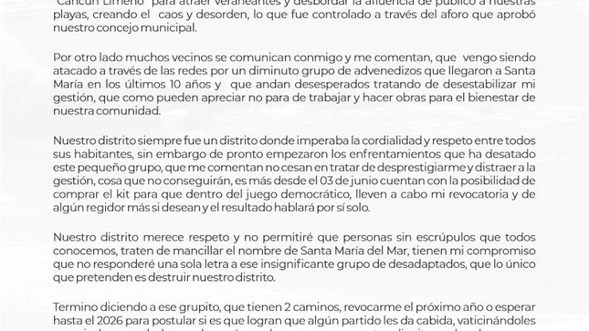 comunicado