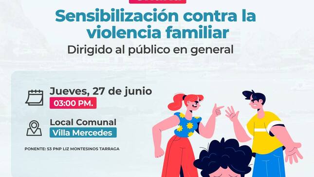 Charla de Sensibilización contra la Violencia Familiar