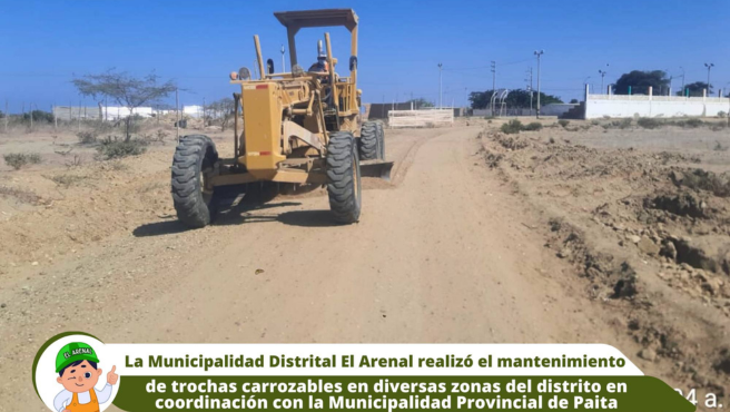 Mantenimiento a trochas carrozables