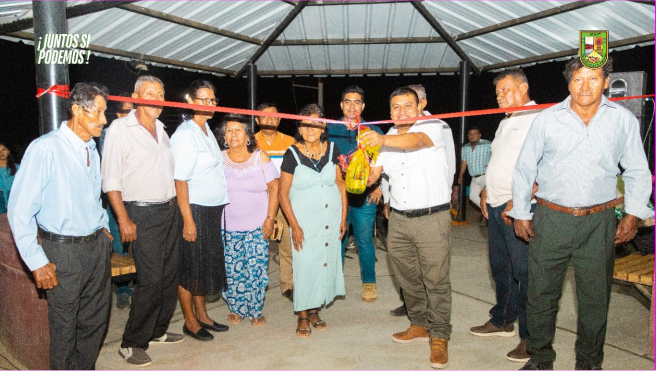Municipalidad de Canoas de Punta Sal inaugura parque infantil en el C.P Fernández