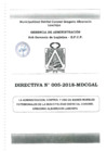 Vista preliminar de documento Directiva NRO 005-2018-MDCGAL