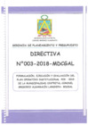Vista preliminar de documento Directiva NRO 003-2018-MDCGAL