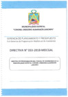 Vista preliminar de documento Directiva NRO 033-2018-MDCGAL