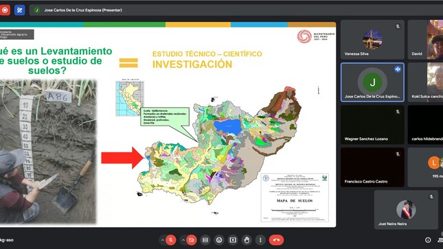 Taller virtual: “Estudios de Levantamiento de Suelos y Clasificación de Tierras por su Capacidad de Uso Mayor