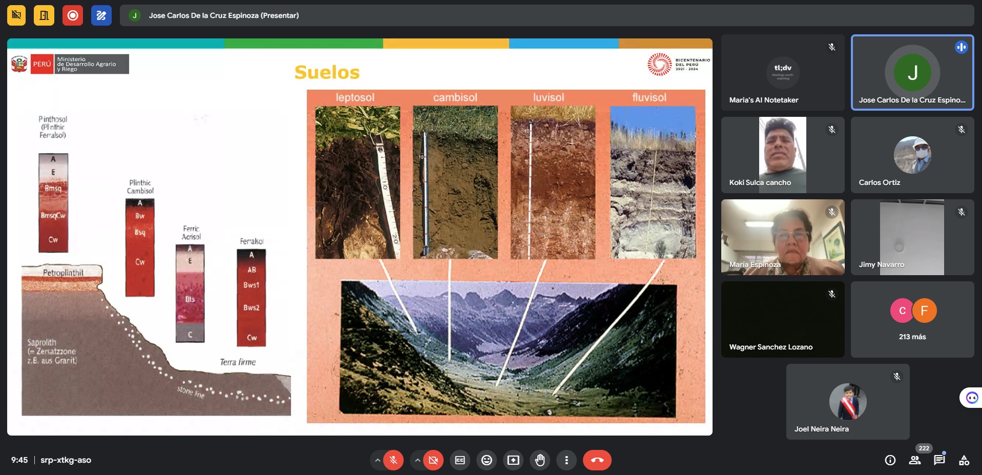 Taller virtual: “Estudios de Levantamiento de Suelos y Clasificación de Tierras por su Capacidad de Uso Mayor
