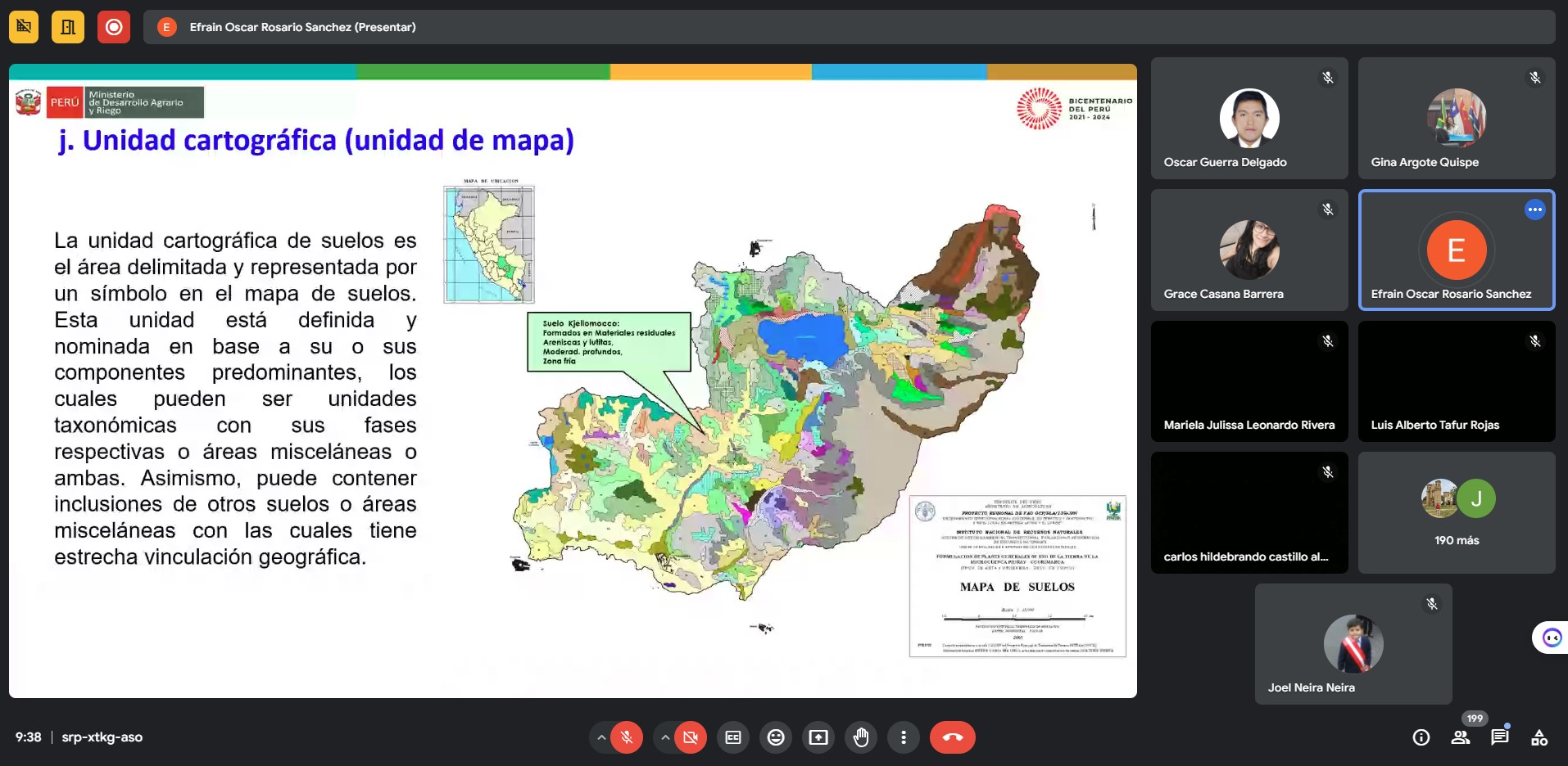 Taller virtual: “Estudios de Levantamiento de Suelos y Clasificación de Tierras por su Capacidad de Uso Mayor