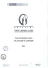 Vista preliminar de documento Plan de Trabajo Anual del Servicio de Nutrición -2024