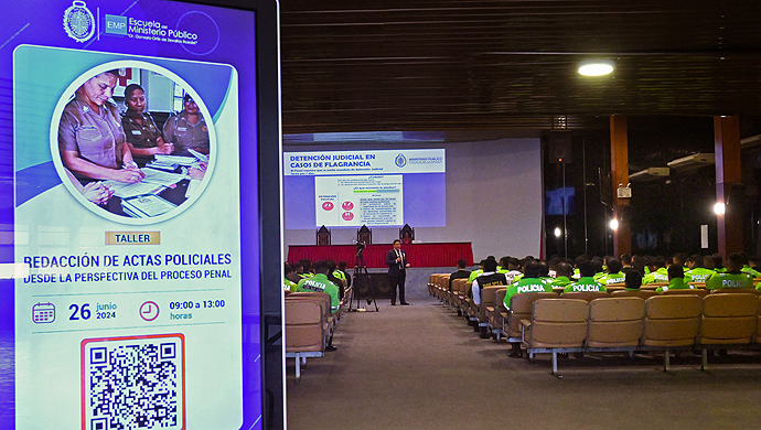 Ministerio Público capacita en redacción de actas al personal de diferentes divisiones policiales de Lima