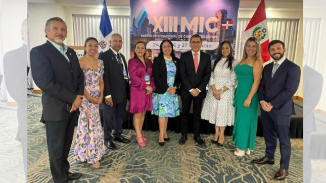 Delegación peruana participa en la XIII Misión Internacional de Ciudades Seguras en República Dominicana