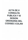 Vista preliminar de documento ACTA DE SEGUNDA CONSULTA PÚBLICA Y III SESIÓN ORDINARIA DEL CODISEC - COLAN