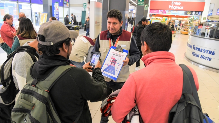 El Indecopi promueve los derechos de los pasajeros de transporte terrestre interprovincial