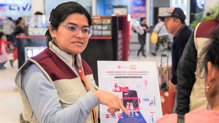 El Indecopi promueve los derechos de los pasajeros de transporte terrestre interprovincial