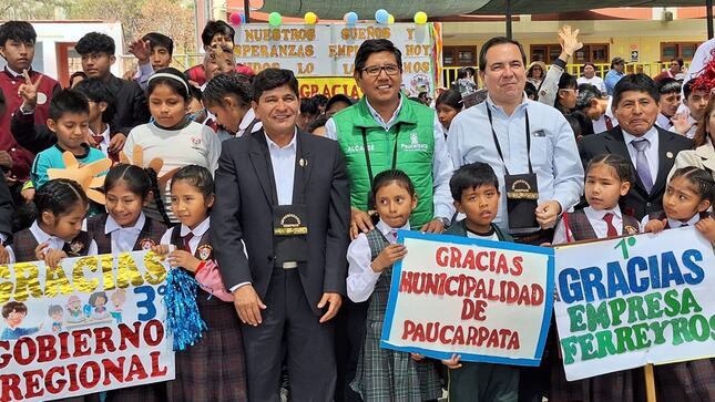 Gracias a las gestiones del alcalde de Paucarpata Abg. Marco Antonio Anco ante el Gobierno Regional de Arequipa (GRA), la I.E Héroes del Cenepa tendrá una nueva y moderna infraestructura educativa.