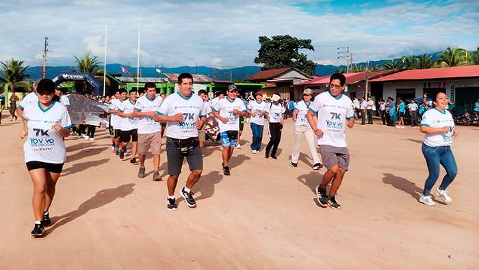 Pasco: Más de 300 personas participaron del Festival “Yo Vivo Sin Drogas” en Puerto Bermúdez