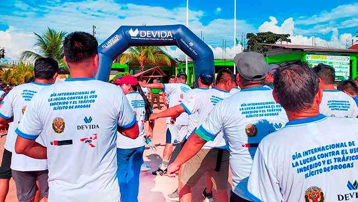 Pasco: Más de 300 personas participaron del Festival “Yo Vivo Sin Drogas” en Puerto Bermúdez