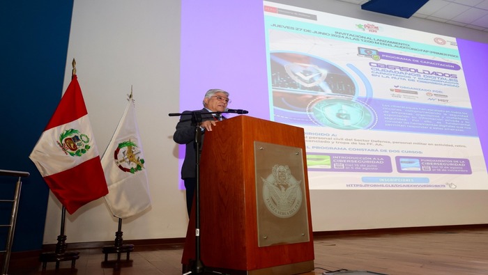 Ministerio de Defensa capacitará a personal de las Fuerzas Armadas en ciberseguridad