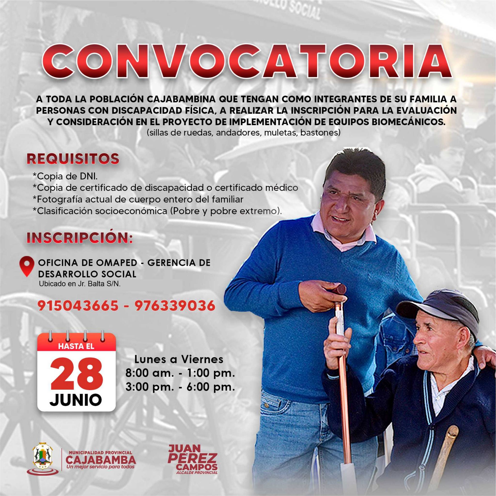 ¡Atención Cajabambinos!