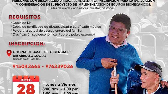 ¡Atención Cajabambinos!