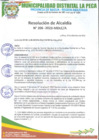 Vista preliminar de documento Resolución de Alcaldía N° 206-2023-MDLP-A