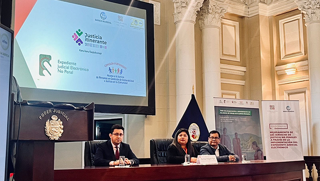 Presidenta de la Corte de Cusco fue ponente en Taller de Programación y Estandarización de los Planes de Trabajo de Justicia Itinerante