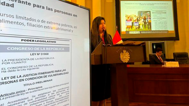 Presidenta de la Corte de Cusco fue ponente en Taller de Programación y Estandarización de los Planes de Trabajo de Justicia Itinerante