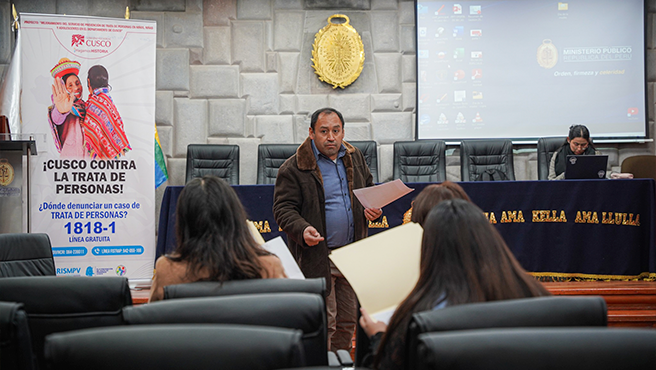 Corte de Cusco desarrolla acciones de lucha contra la trata de personas en la región