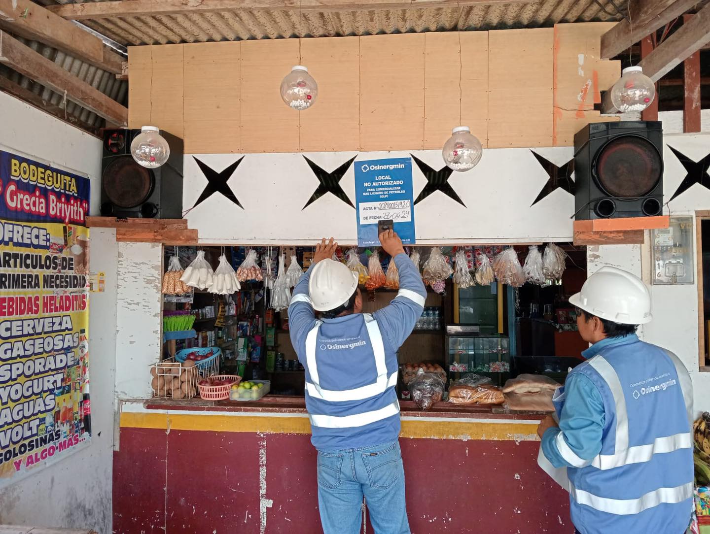 Operativo con la finalidad de identificar y clausurar establecimientos que comercializan balones de gas de forma clandestina