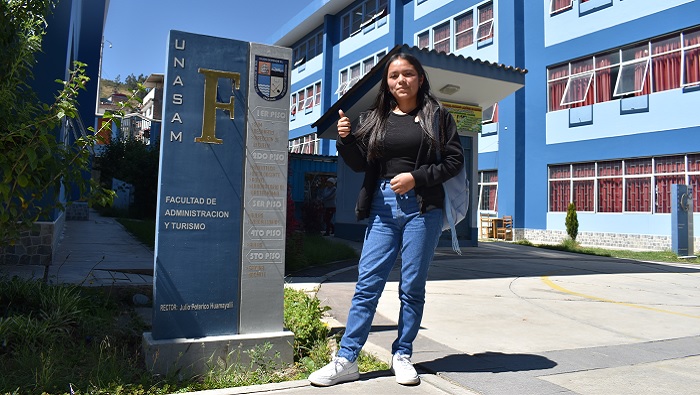 Loida en la universidad