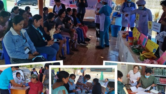 Campaña médica en el centro poblado Vichayal
